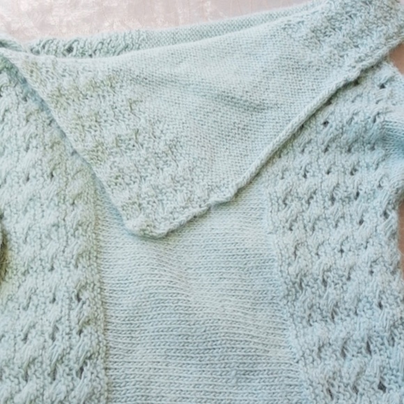 Mint Green Wool /Alpaca Sweater by Buffalo David Bitton - Picture 2 of 6